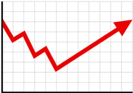 2026년 9급 공채 공무원 경쟁률 분석 데이터 시각화 3D 일러스트, 경쟁률 반등 및 합격 확률 통계 그래프 컨셉